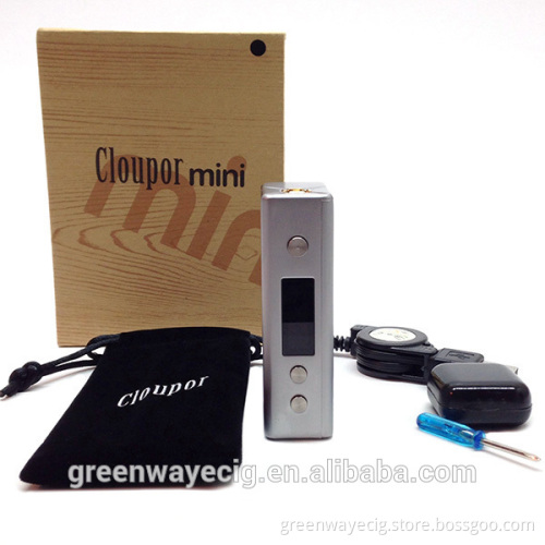 2015 Authentic Cloupor Mini 30W box mod, sub-ohm tanks mate Cloupor Mini Mod